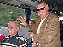 Marburg 2007 (Bild: Kopfmassage, ein Service auf der Heimfahrt )