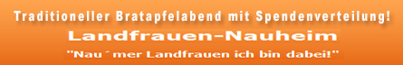 Bratapfelabend (Bild: Banner Landfrauen-Nauheim